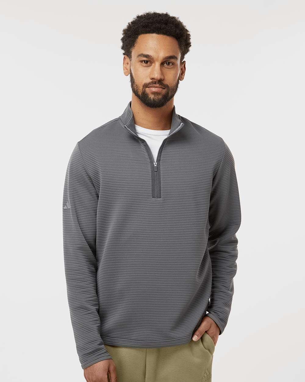 Adidas-A588-Spacer Quarter-Zip Pullover - Image 23