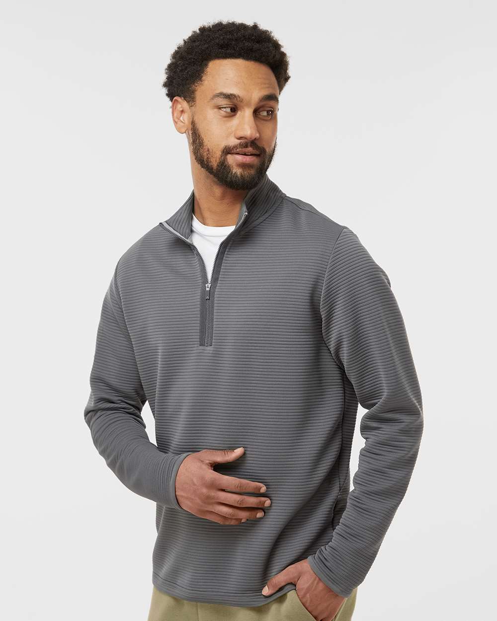 Adidas-A588-Spacer Quarter-Zip Pullover - Image 24