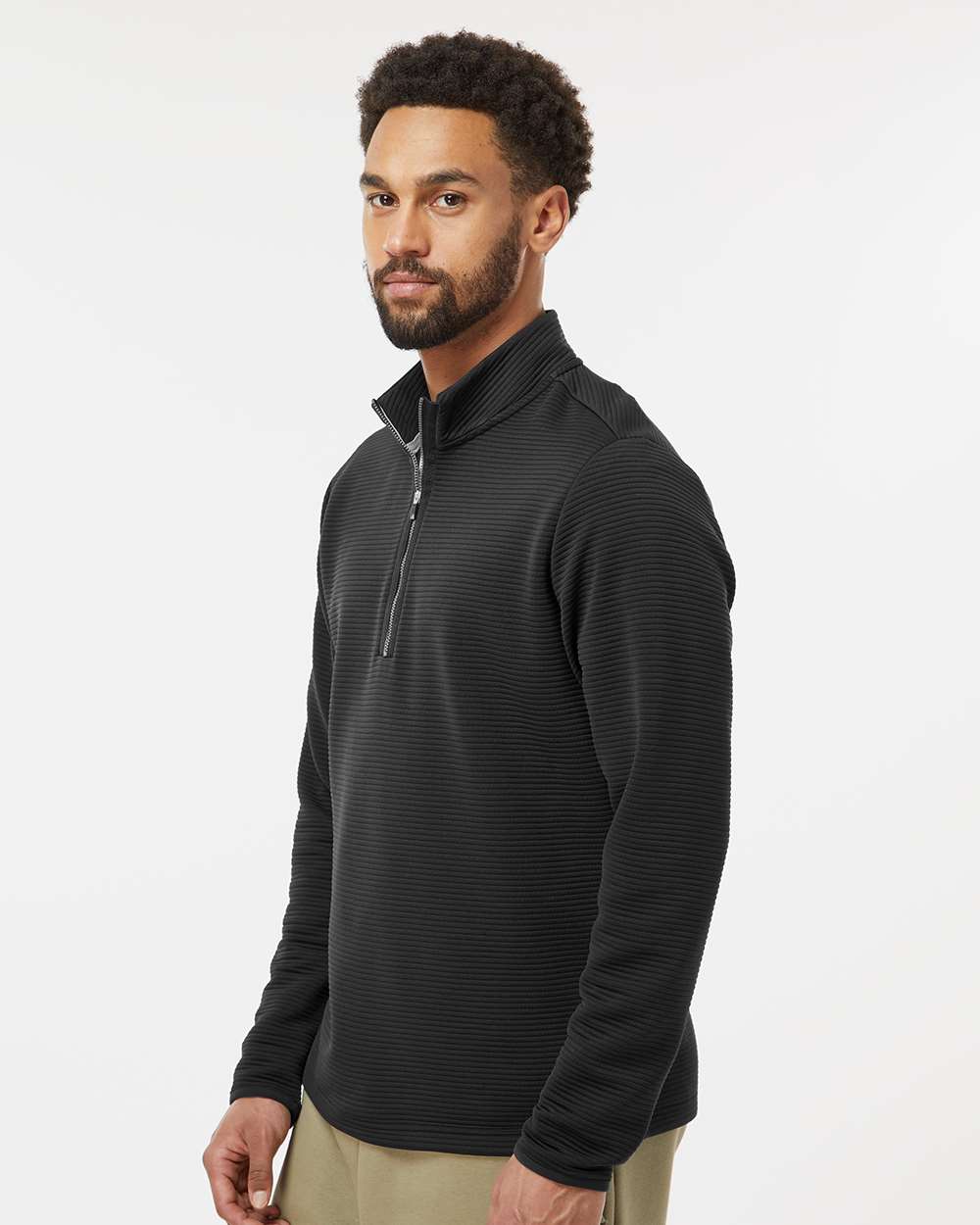 Adidas-A588-Spacer Quarter-Zip Pullover - Image 5