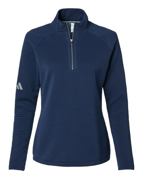 Adidas-A589-Women's Spacer Quarter-Zip Pullover - Image 26