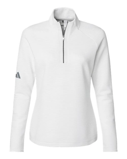 Adidas-A589-Women's Spacer Quarter-Zip Pullover - Image 28
