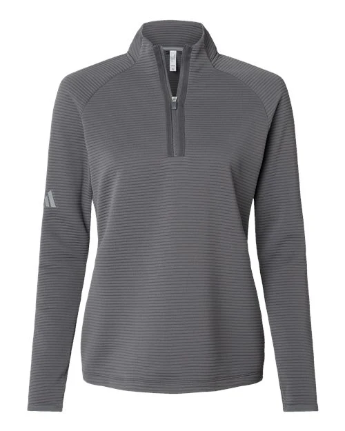 Adidas-A589-Women's Spacer Quarter-Zip Pullover - Image 29