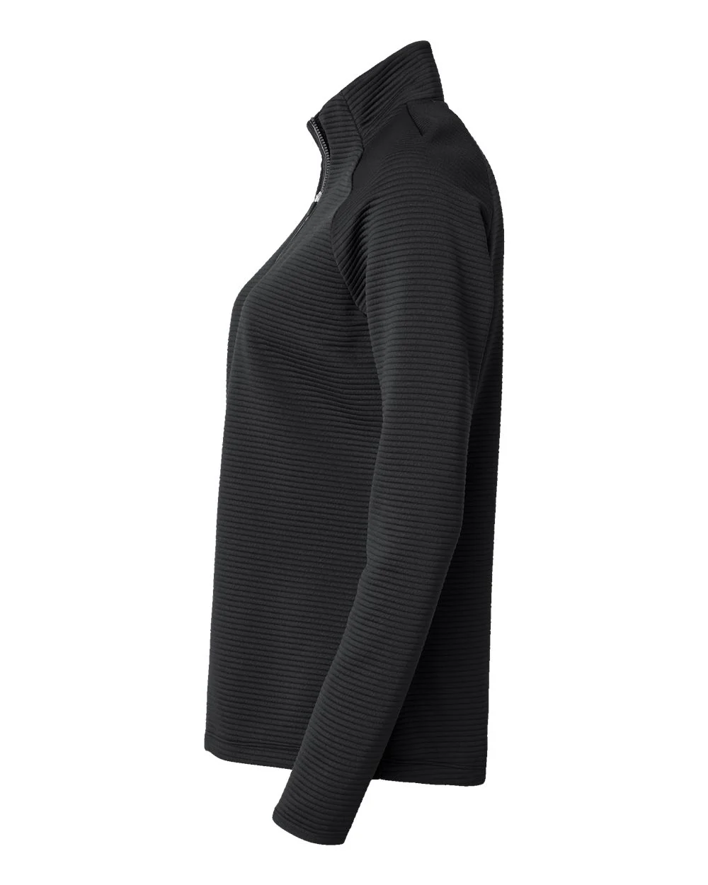 Adidas-A589-Women's Spacer Quarter-Zip Pullover - Image 3