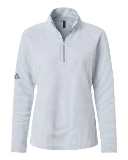 Adidas-A589-Women's Spacer Quarter-Zip Pullover - Image 30