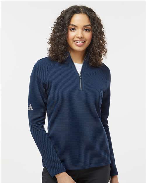 Adidas-A589-Women's Spacer Quarter-Zip Pullover - Image 31