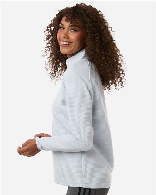 Adidas-A589-Women's Spacer Quarter-Zip Pullover - Image 41