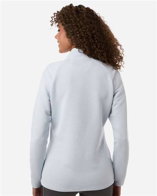 Adidas-A589-Women's Spacer Quarter-Zip Pullover - Image 42