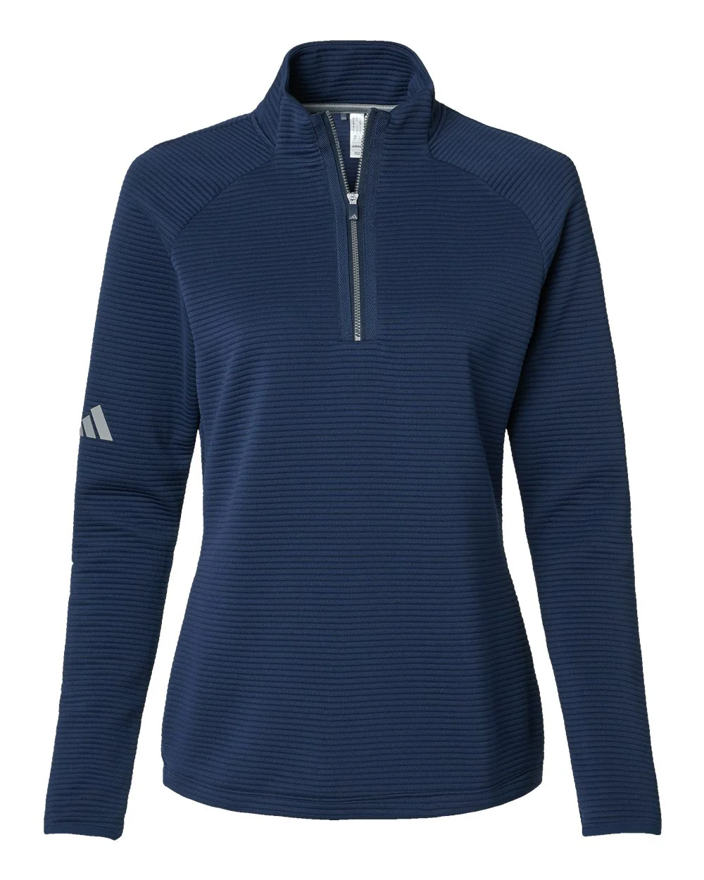 Adidas-A589-Women's Spacer Quarter-Zip Pullover - Image 8