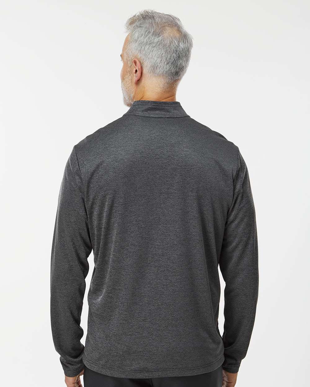 Adidas-A593-Space Dyed Quarter-Zip Pullover - Image 6