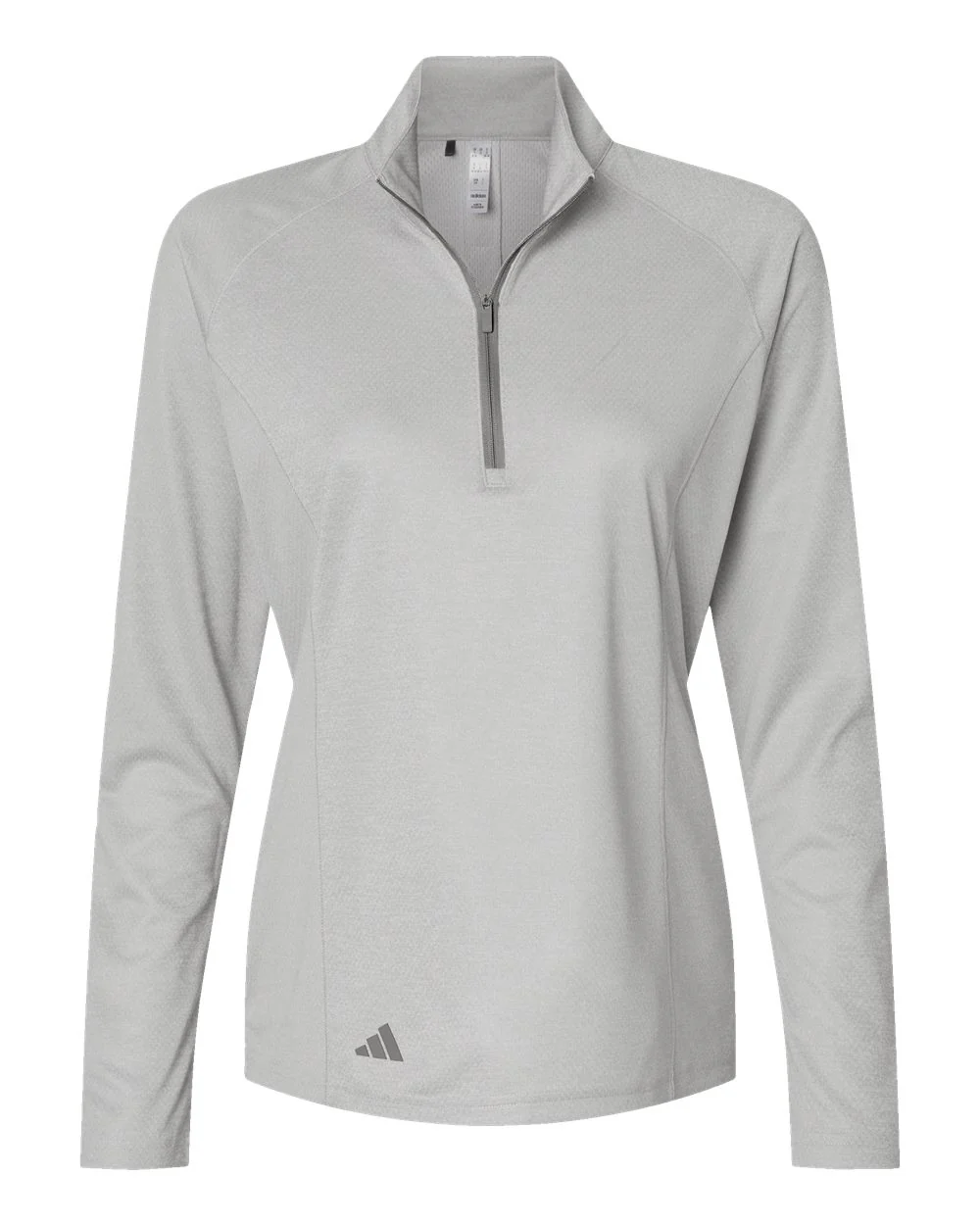 Adidas-A594-Women's Space Dyed Quarter-Zip Pullover - Image 14