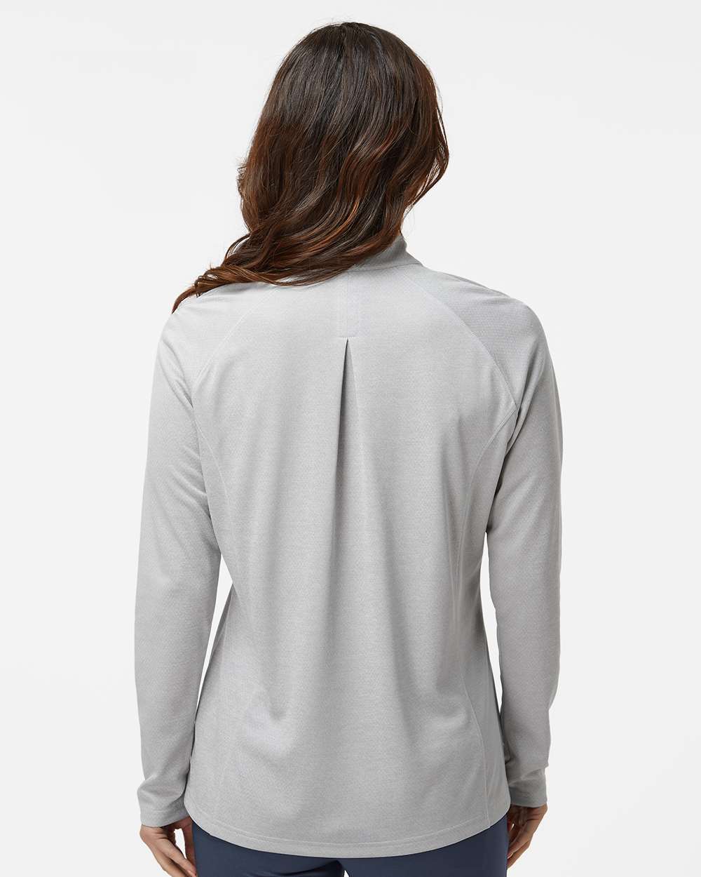 Adidas-A594-Women's Space Dyed Quarter-Zip Pullover - Image 19