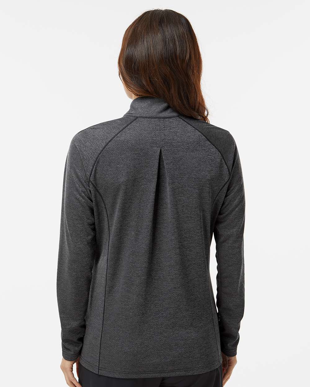 Adidas-A594-Women's Space Dyed Quarter-Zip Pullover - Image 6