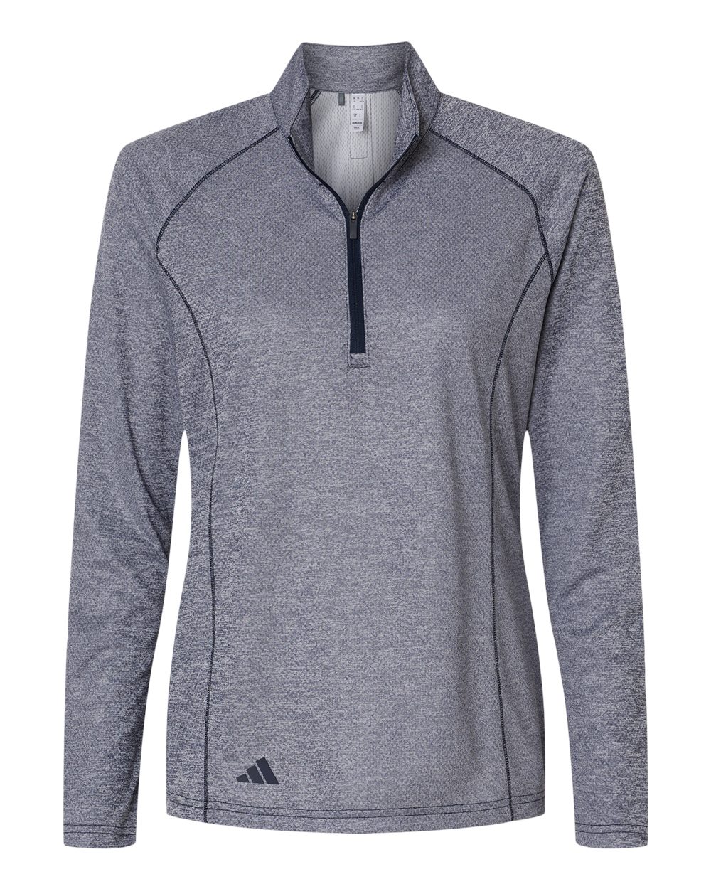 Adidas-A594-Women's Space Dyed Quarter-Zip Pullover - Image 8