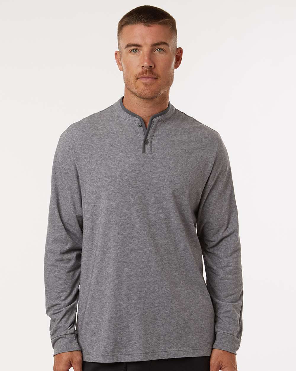 Adidas-A597-Henley Long Sleeve Tee - Image 16