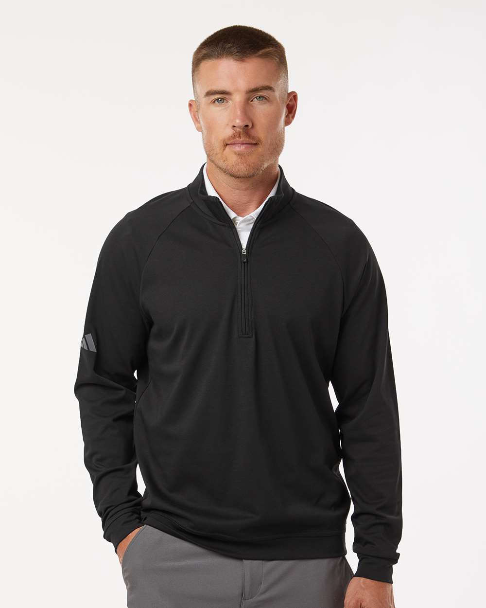 Adidas-A598-Club Quarter-Zip Pullover - Image 4