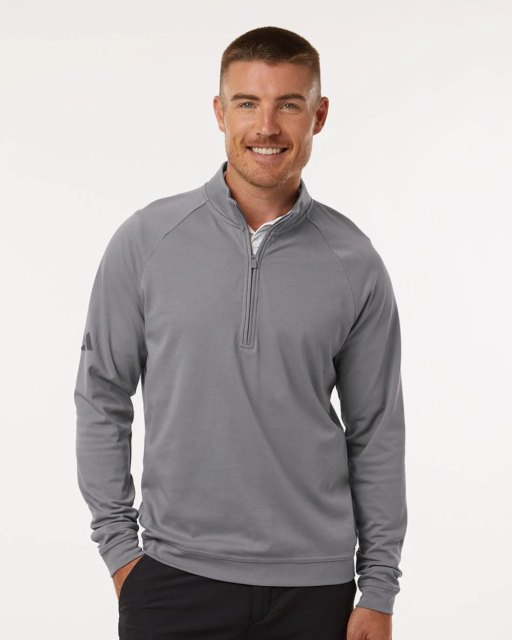 Adidas-A598-Club Quarter-Zip Pullover - Image 7