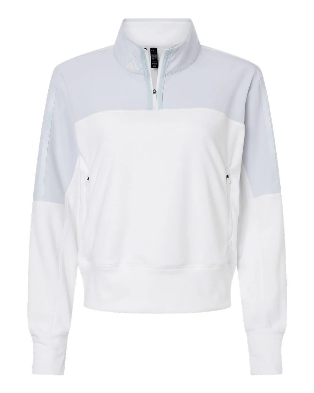 Adidas-A601-Women's Fleece Quarter-Zip Pullover - Image 14