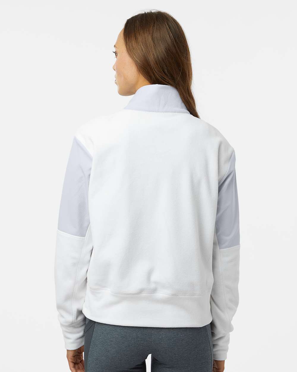 Adidas-A601-Women's Fleece Quarter-Zip Pullover - Image 19