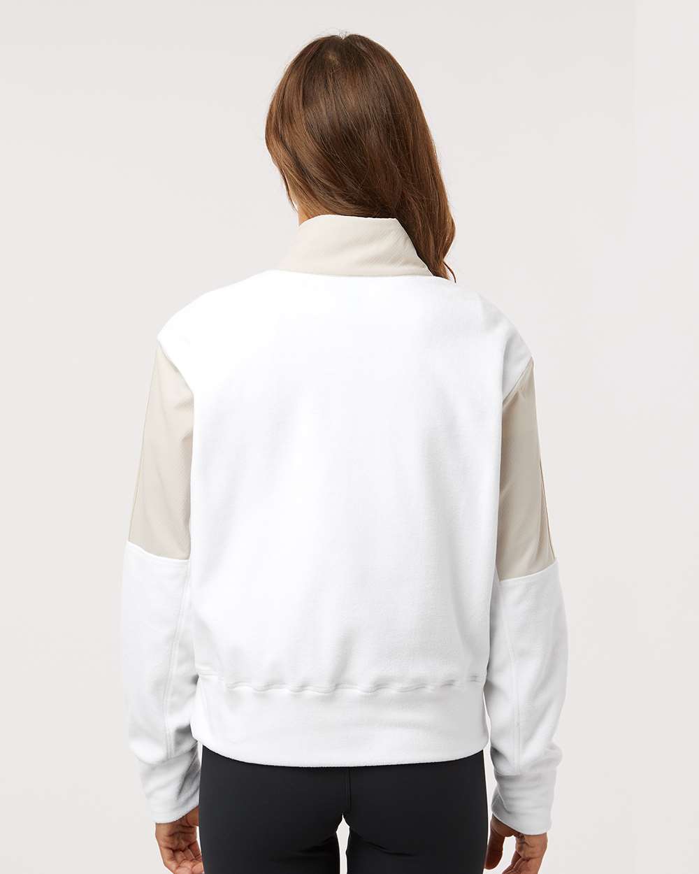 Adidas-A601-Women's Fleece Quarter-Zip Pullover - Image 6
