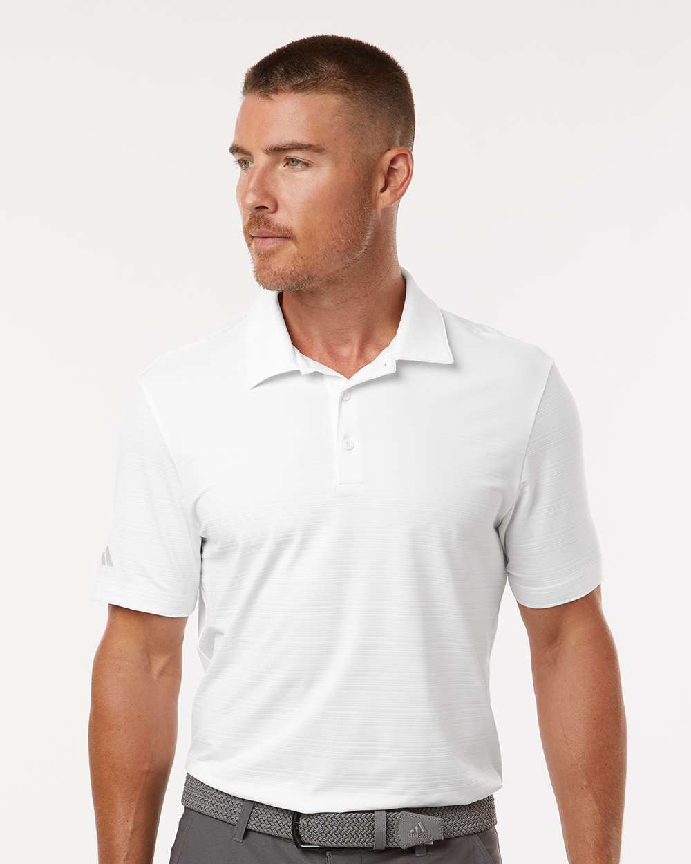 Adidas-A704-Textured Stripe Polo - Image 29