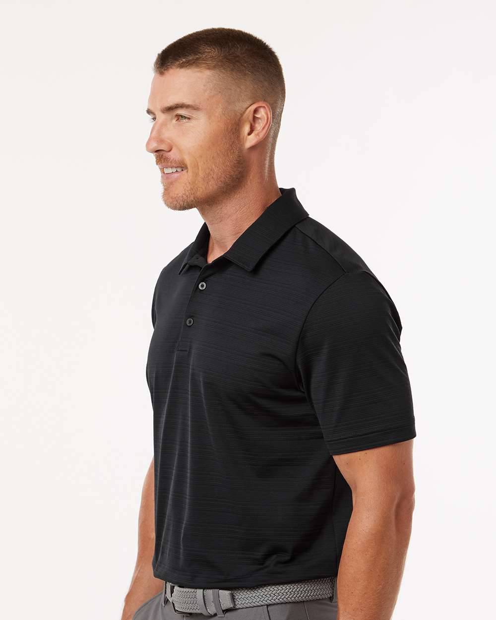 Adidas-A704-Textured Stripe Polo - Image 5