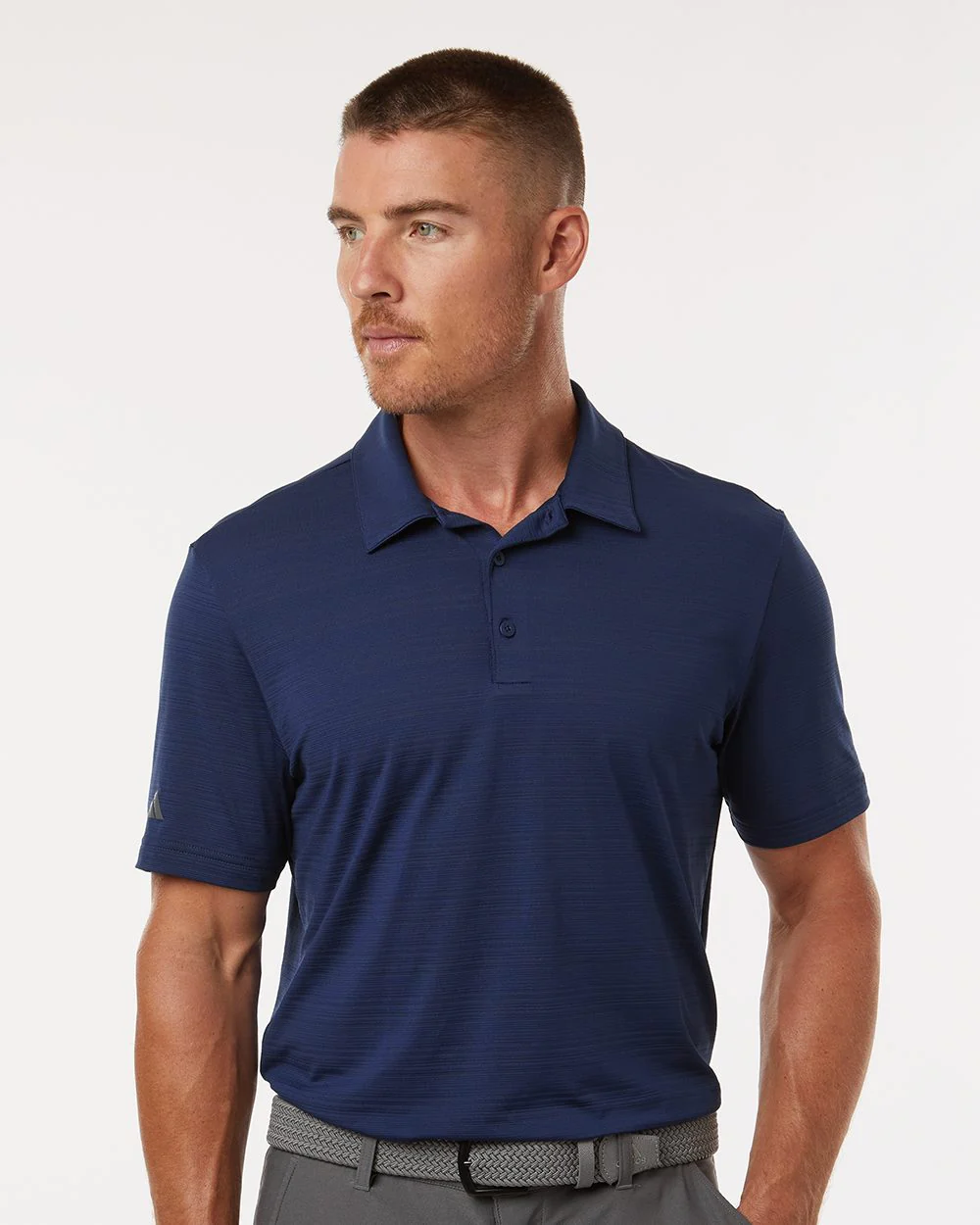Adidas-A704-Textured Stripe Polo - Image 7