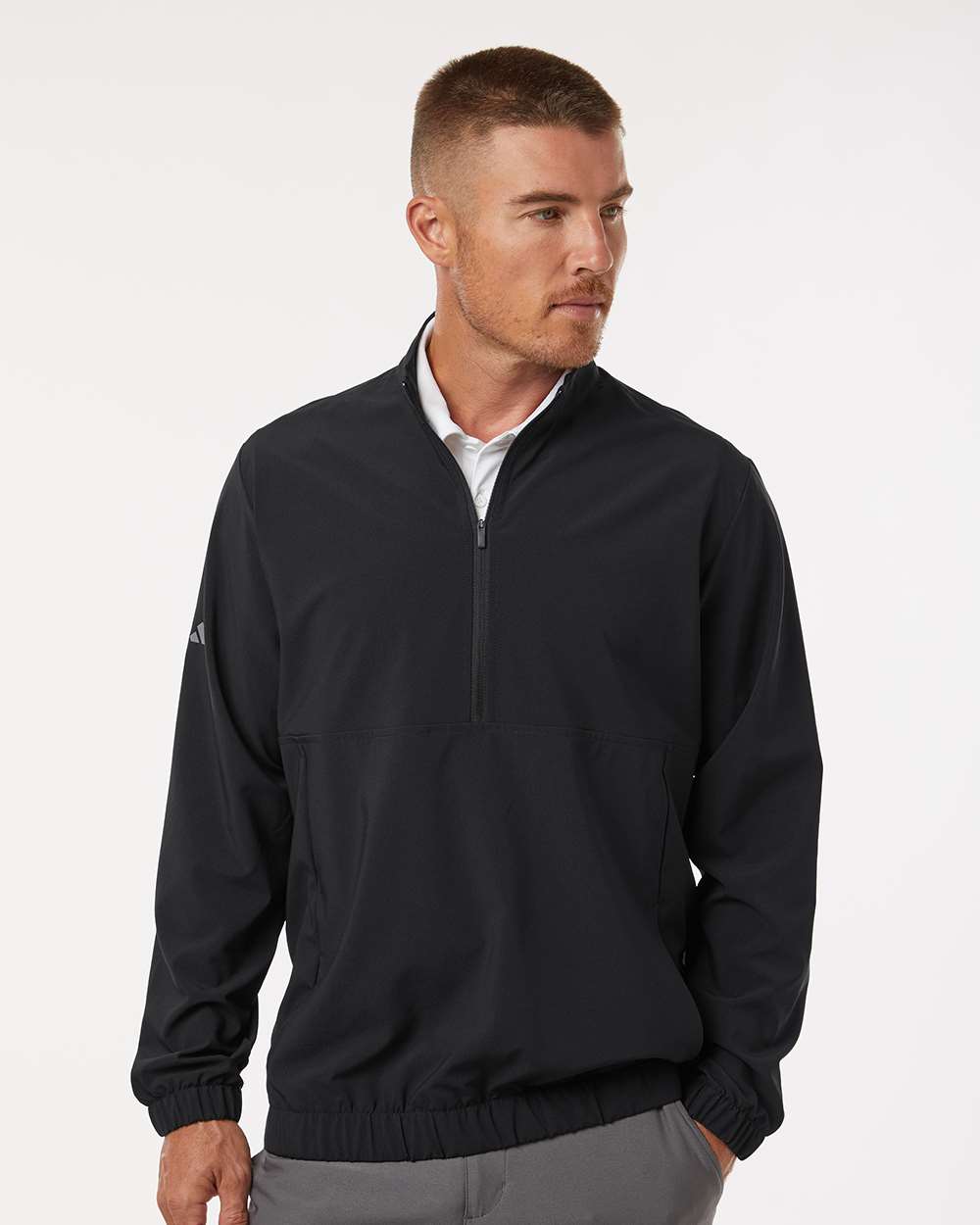 Adidas-A705-Woven Half-Zip Pullover - Image 4