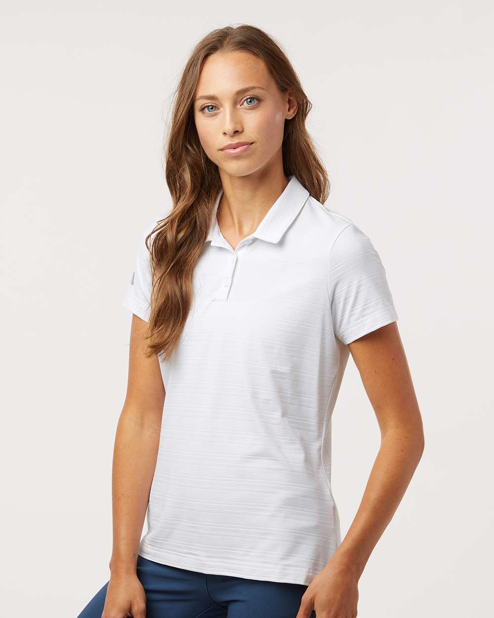 Adidas-A707-Women's Textured Stripe Polo - Image 30