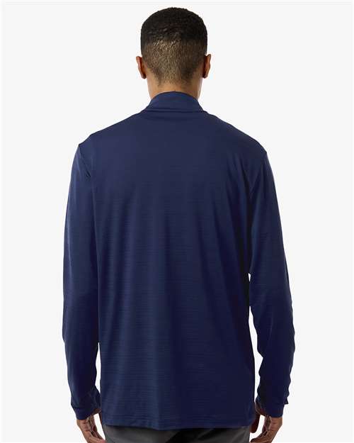 Adidas-A708-Men's Textured Stripe Quarter-Zip Pullover - Image 10