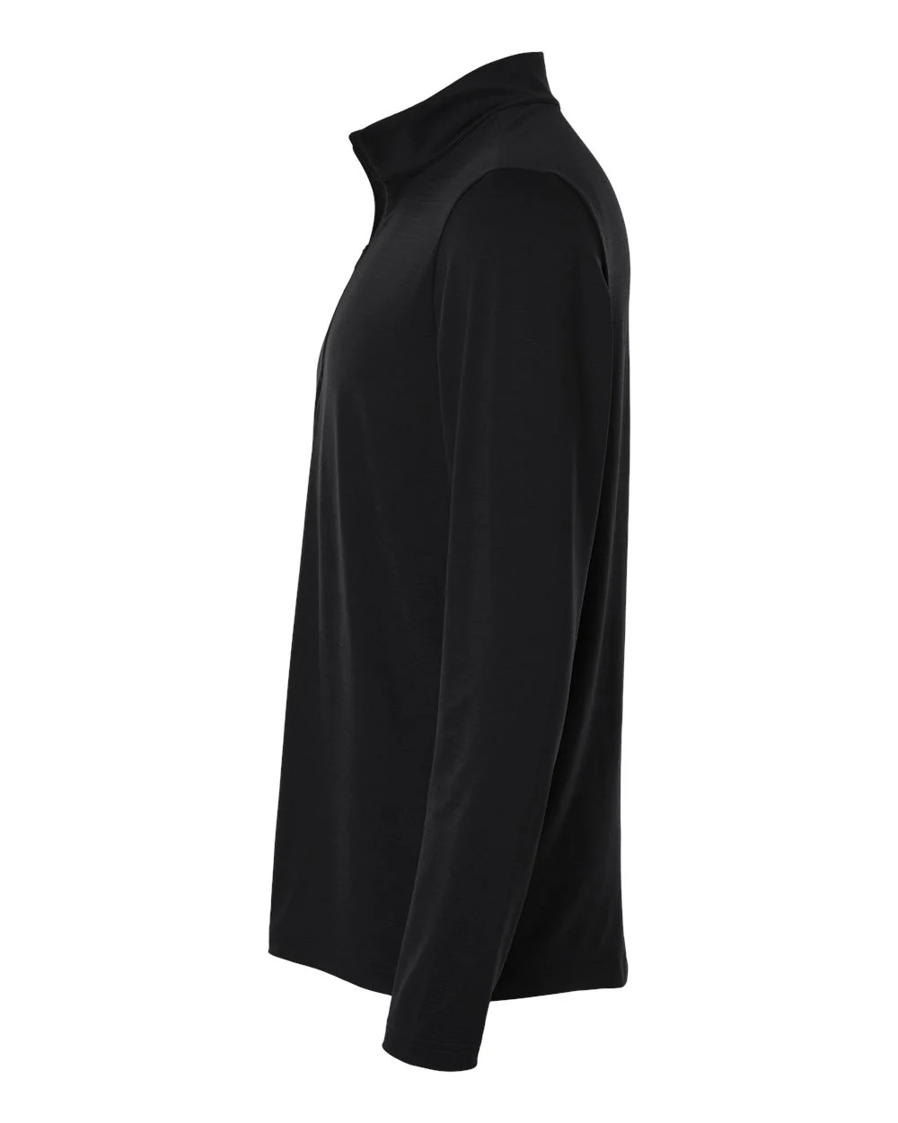 Adidas-A708-Men's Textured Stripe Quarter-Zip Pullover - Image 15