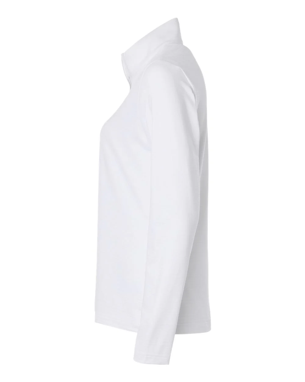 Adidas-A709-Women's Textured Stripe Quarter-Zip Pullover - Image 19