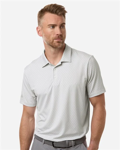 Adidas-A716-Men's 4-Way Stretch Printed Polo - Image 2