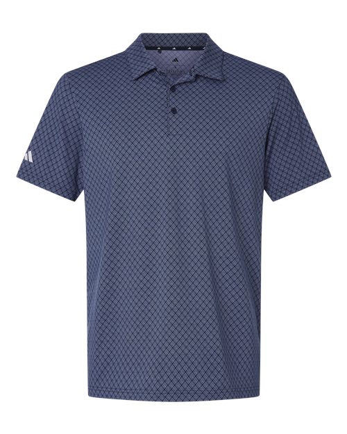 Adidas-A716-Men's 4-Way Stretch Printed Polo - Image 3