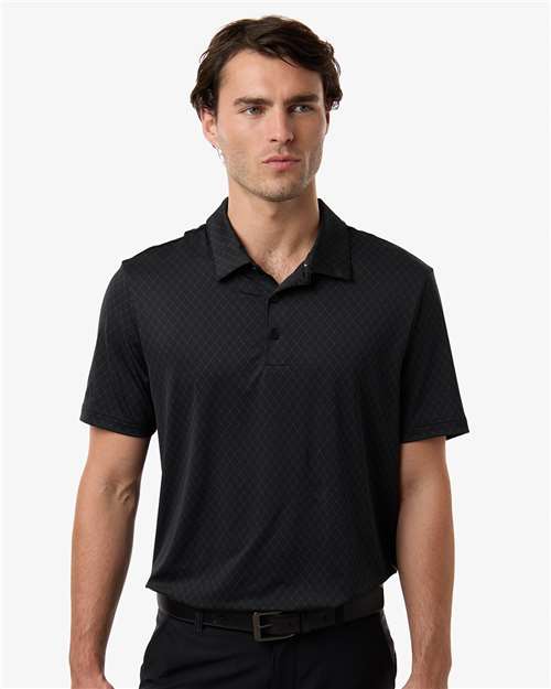 Adidas-A716-Men's 4-Way Stretch Printed Polo - Image 5