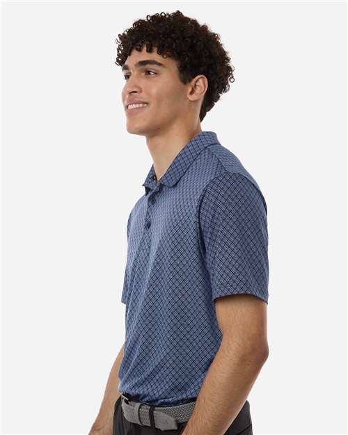 Adidas-A716-Men's 4-Way Stretch Printed Polo - Image 9