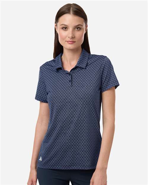 Adidas-A717-Women's 4-Way Stretch Printed Polo - Image 7