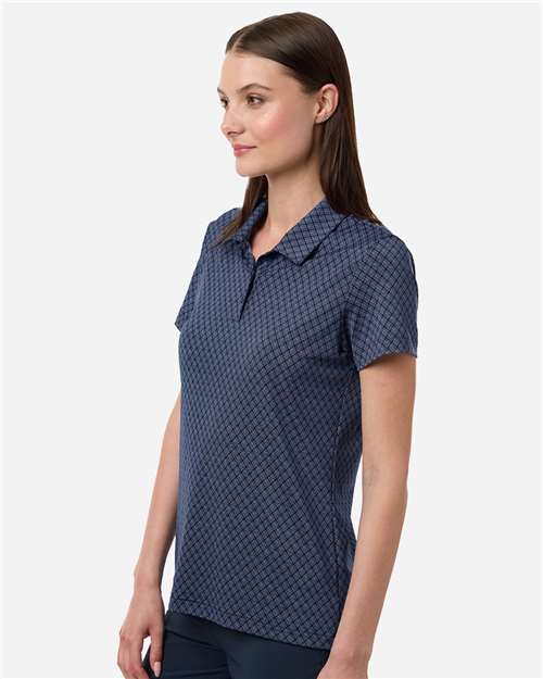 Adidas-A717-Women's 4-Way Stretch Printed Polo - Image 8