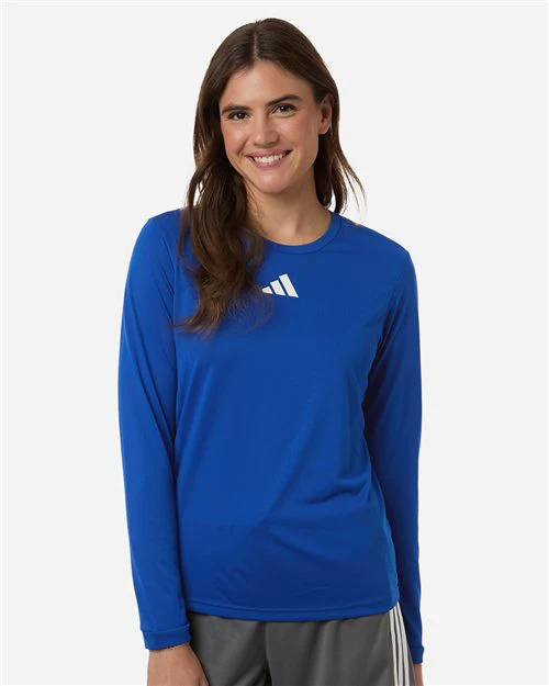 Adidas-AT105-Women's Pregame Long Sleeve T-Shirt - Image 2