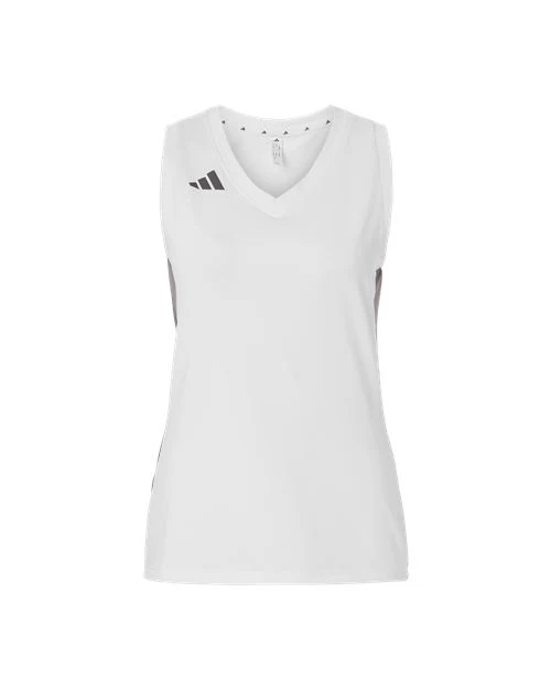 Adidas-AT120-Women's Quickset V-Neck Sleeveless Jersey - Image 2