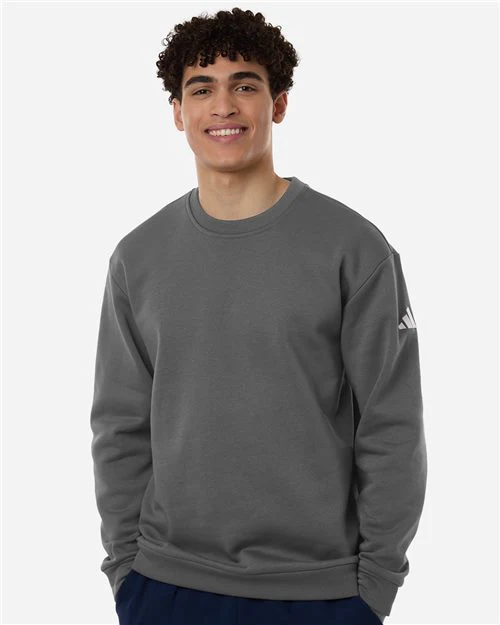 Adidas-AT200-Men's Fleece Crewneck Sweatshirt - Image 2