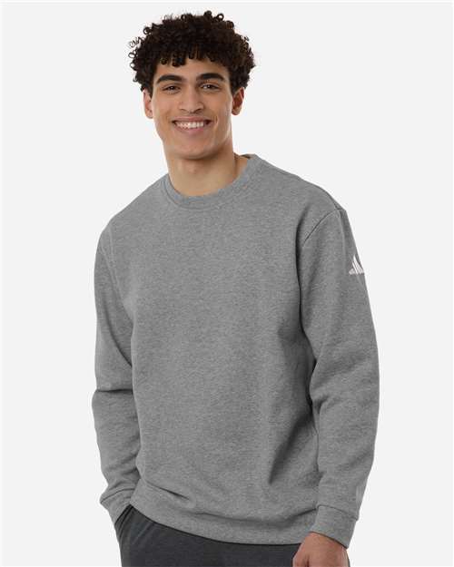 Adidas-AT200-Men's Fleece Crewneck Sweatshirt - Image 4