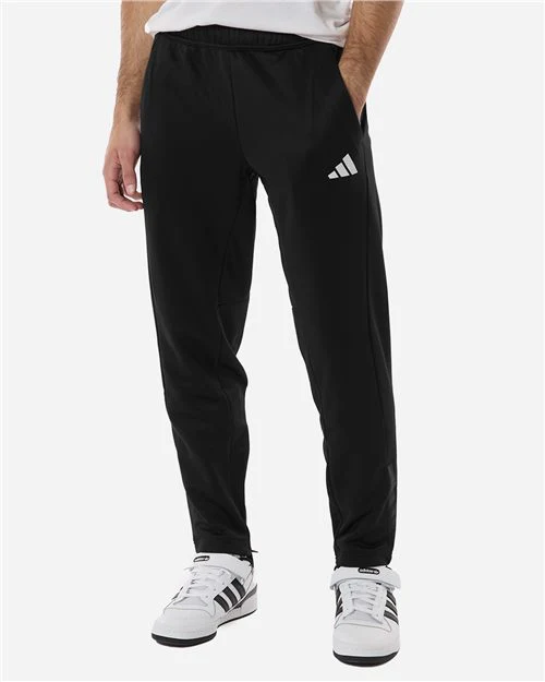 Adidas-AT218-Men's Game & Go Fleece 3-Bar Sweatpants - Image 2
