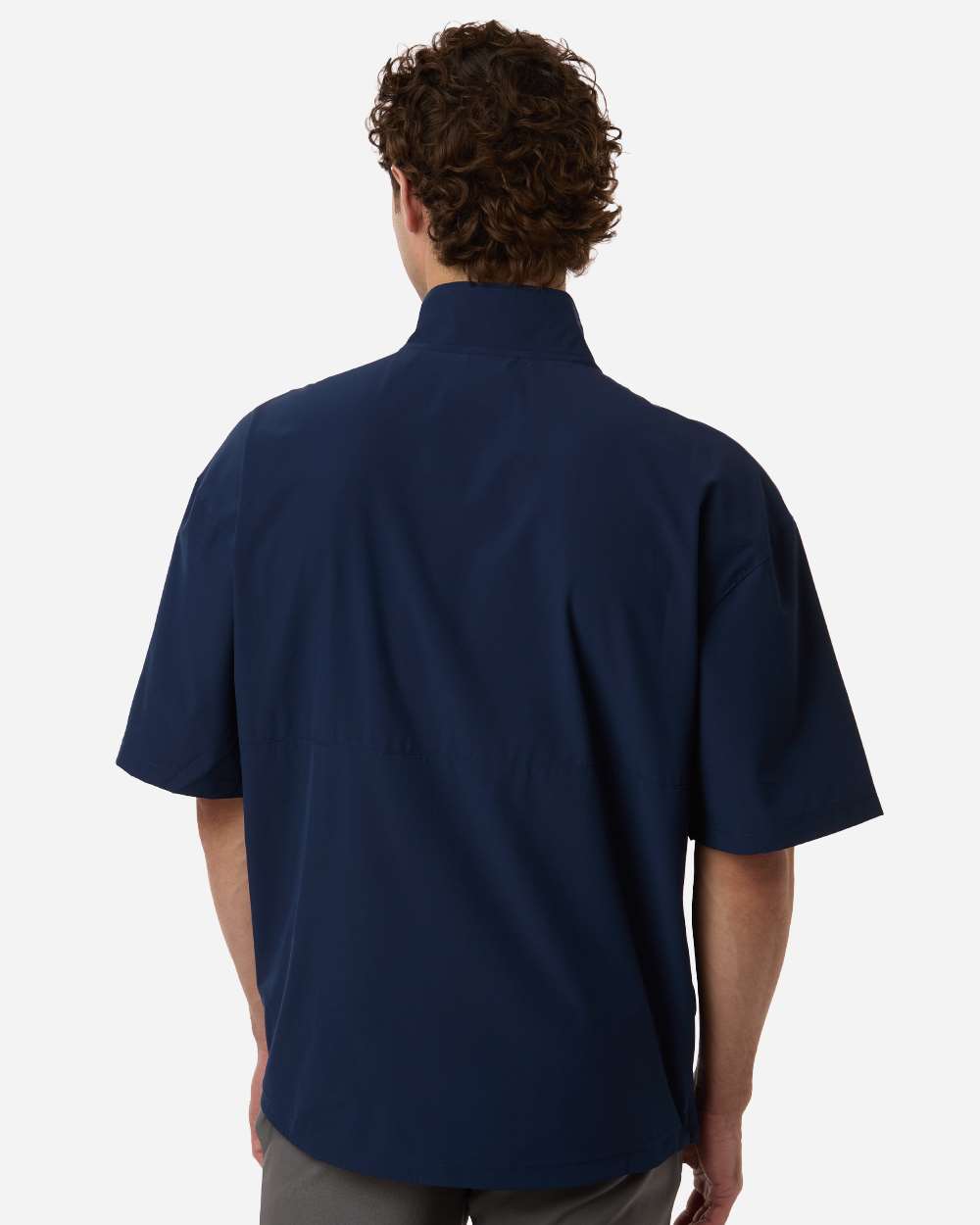 Adidas-AT505-Men's Short Sleeve Quarter-Zip Pullover - Image 16