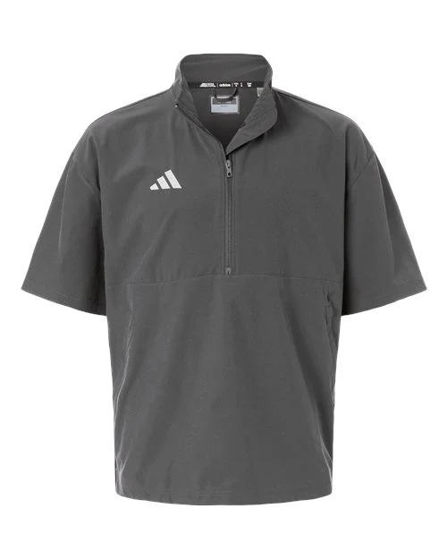 Adidas-AT505-Men's Short Sleeve Quarter-Zip Pullover - Image 3