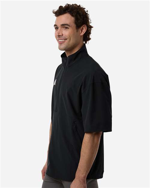 Adidas-AT505-Men's Short Sleeve Quarter-Zip Pullover - Image 6