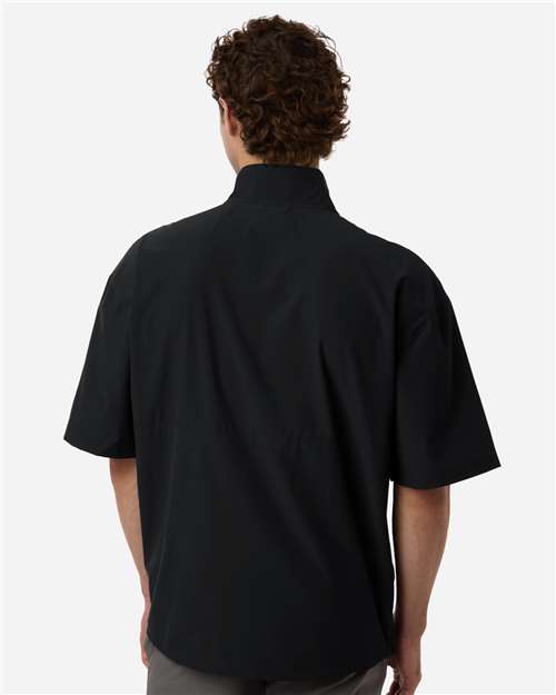 Adidas-AT505-Men's Short Sleeve Quarter-Zip Pullover - Image 7