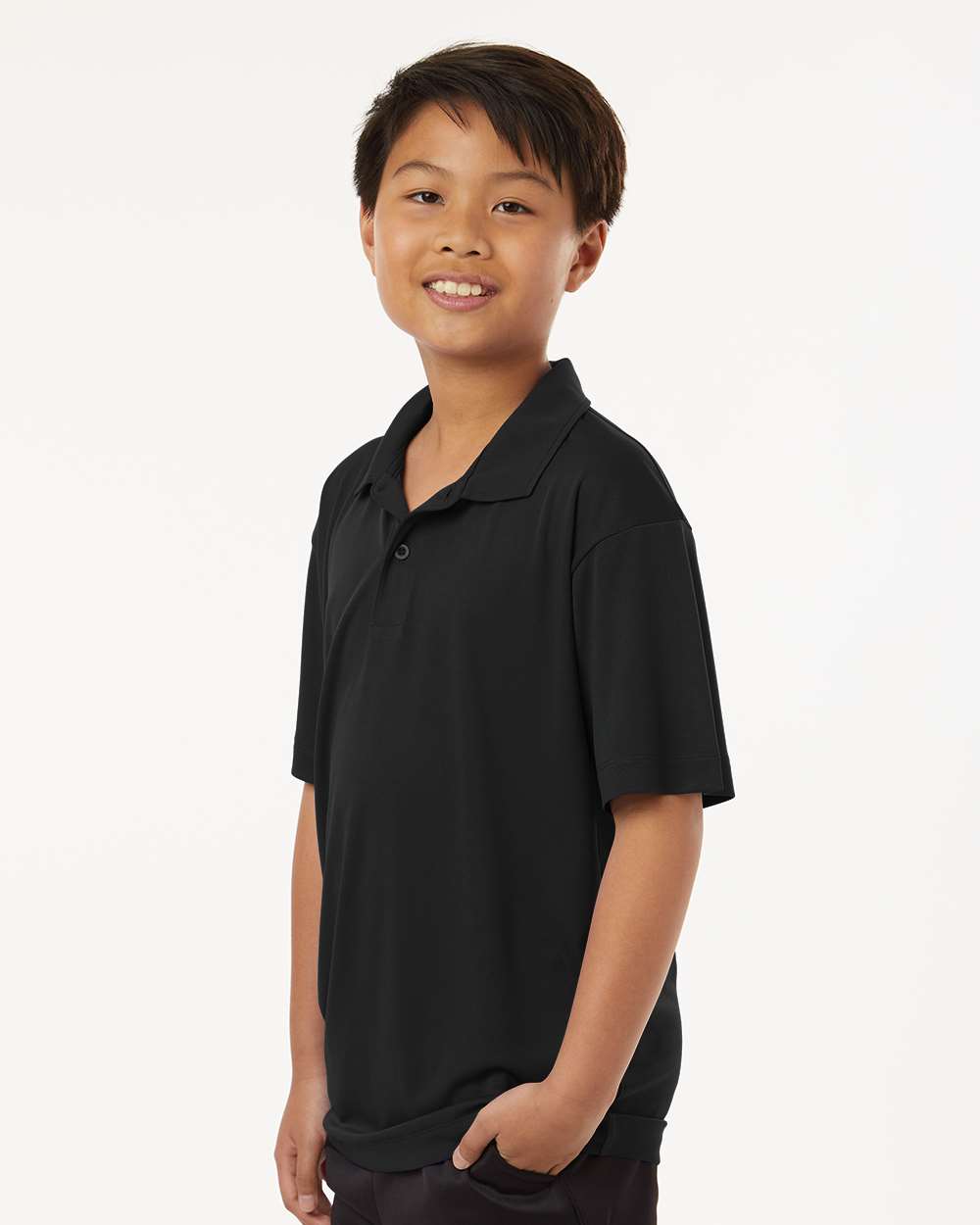 AllPro-41800Y-Pro-Lock Youth Performance Polo - Image 5