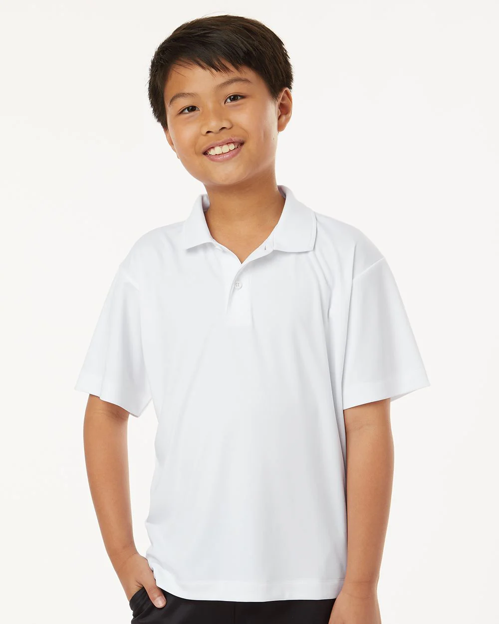 AllPro-41800Y-Pro-Lock Youth Performance Polo - Image 7