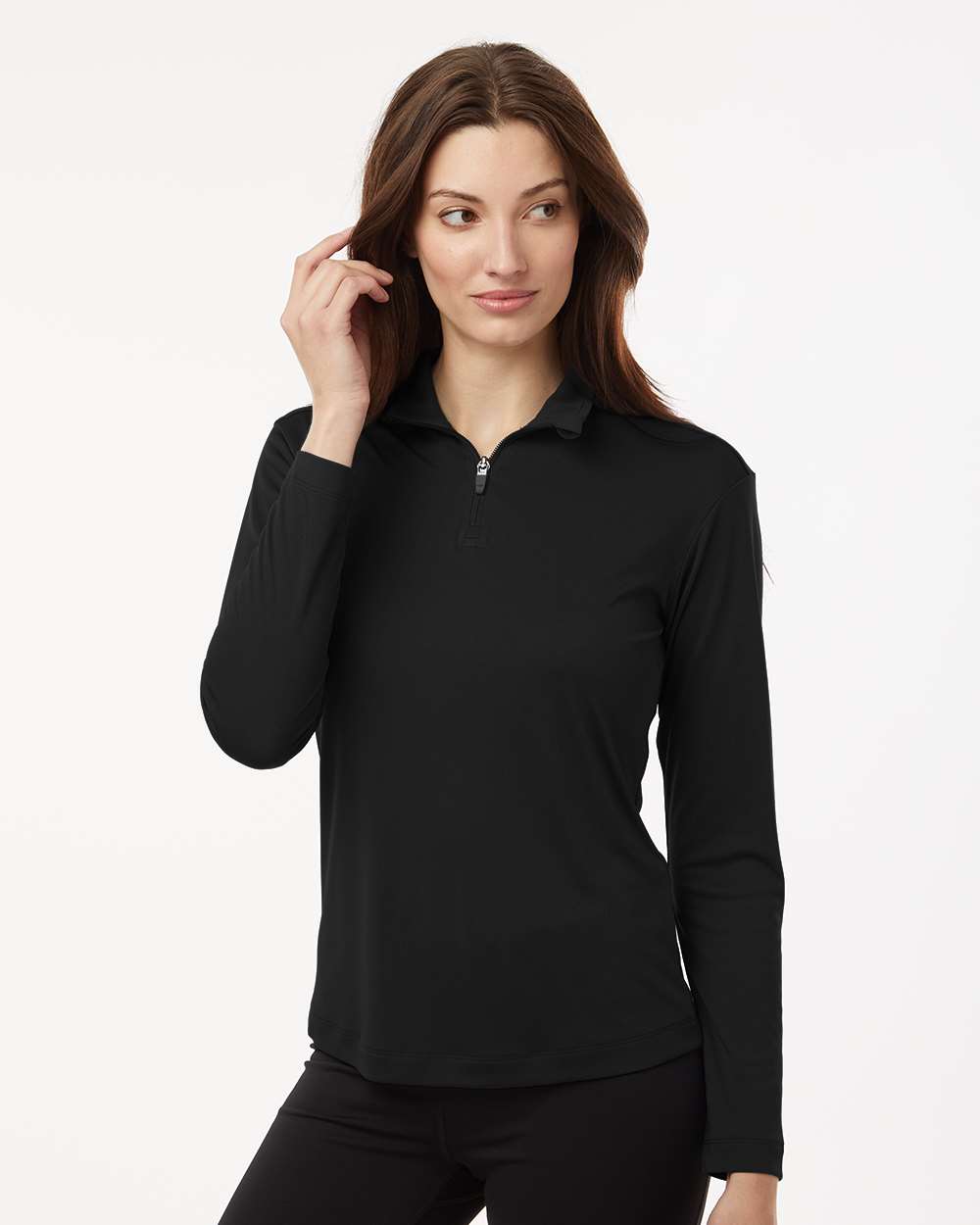 AllPro-41870L-Pro-Lock Women's Performance Quarter-Zip Pullover - Image 4