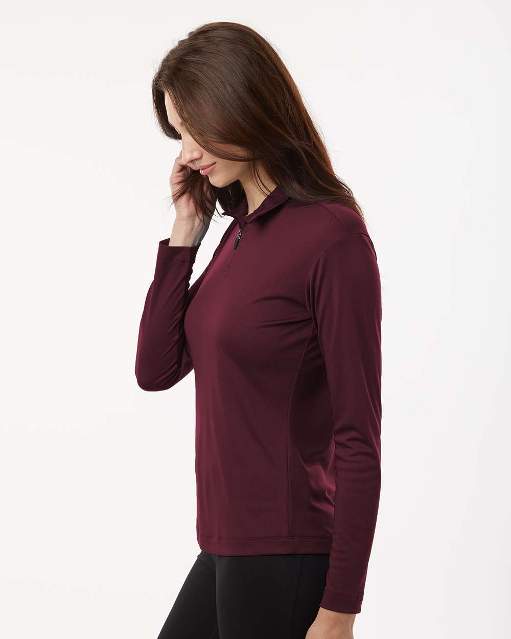 AllPro-41870L-Pro-Lock Women's Performance Quarter-Zip Pullover - Image 42